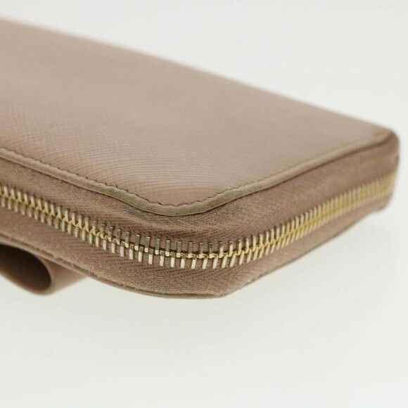 PRADA Long Wallet Safiano Leather Pink - Picture 15 of 15